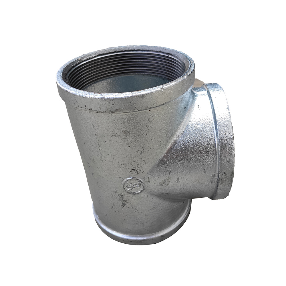 建支国标燃气玛钢管件燃气管件三通批发天然气管道连接件