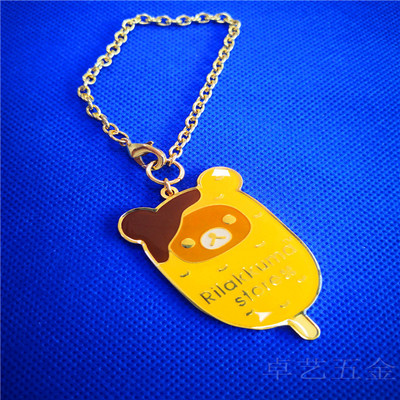 专业制作金属手机挂件 金属手机吊饰 彩色挂件 滴胶挂件