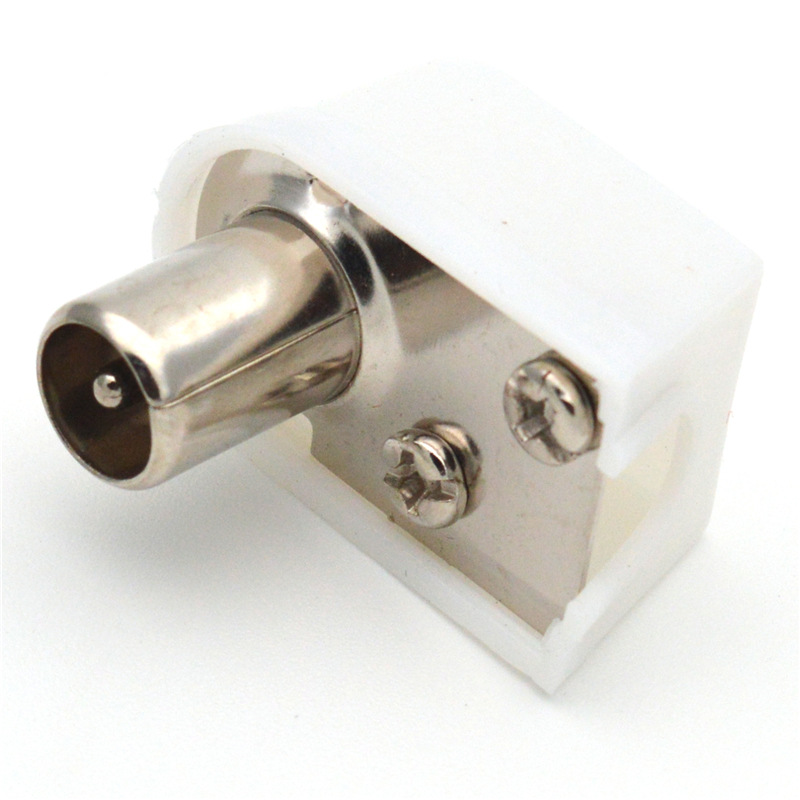 有线电视插头 tv 9.5直弯插头 tv-jw 竹节头公插头 闭路电视插头