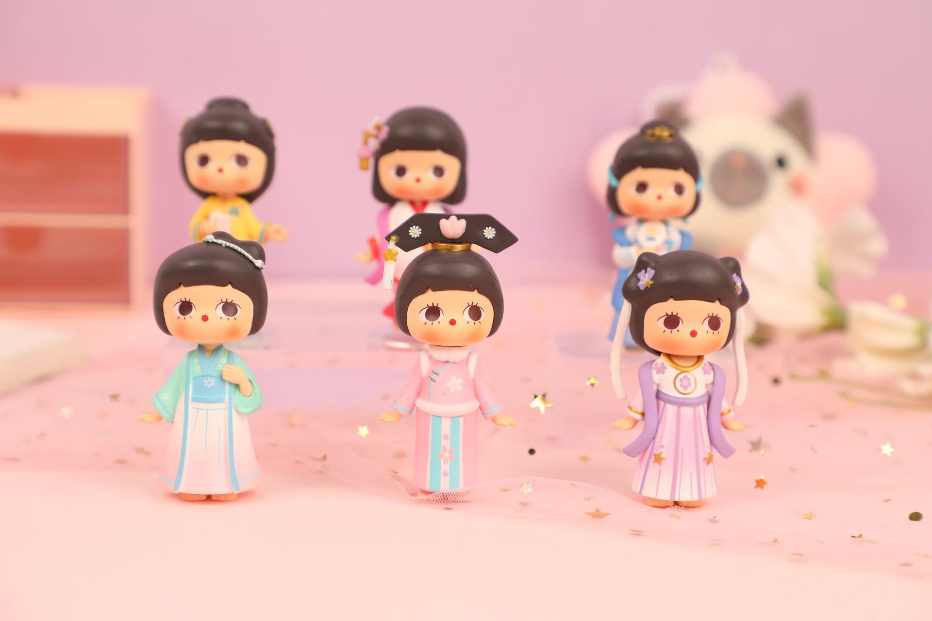 75284 青壹坊创意文具礼品批发 新款 古风系列惊喜盲盒公仔