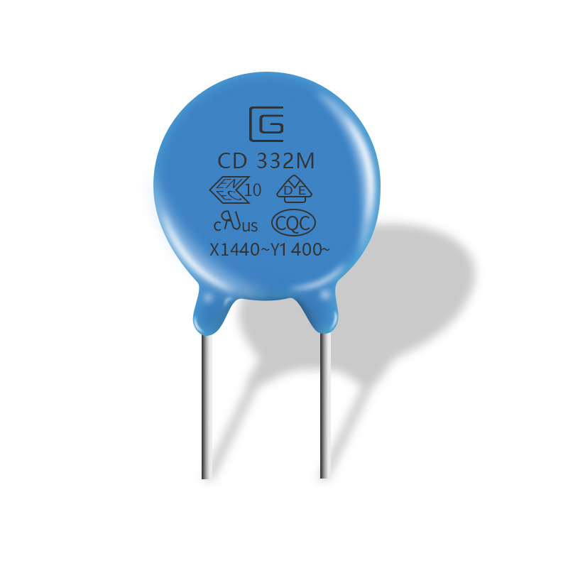 厂家直销y电容  332m400v   y1电容 y1安规电容 kc韩国认证 p10mm