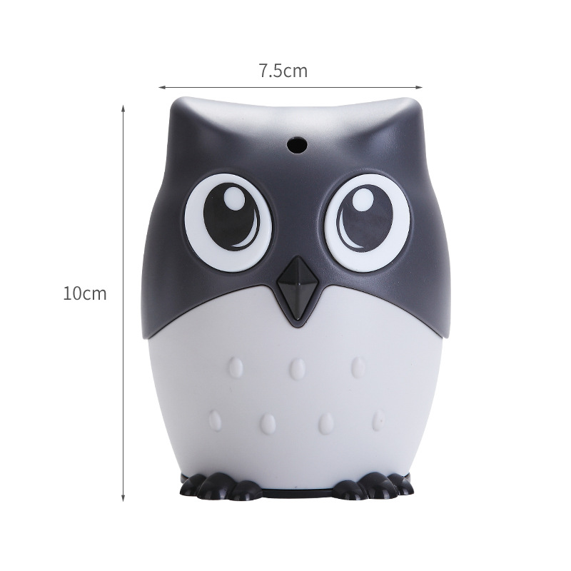 Household Daily Plastic Cartoon Toothpick Box Press Toothpick Bottle Automatic Owl Toothpick Holder 0415