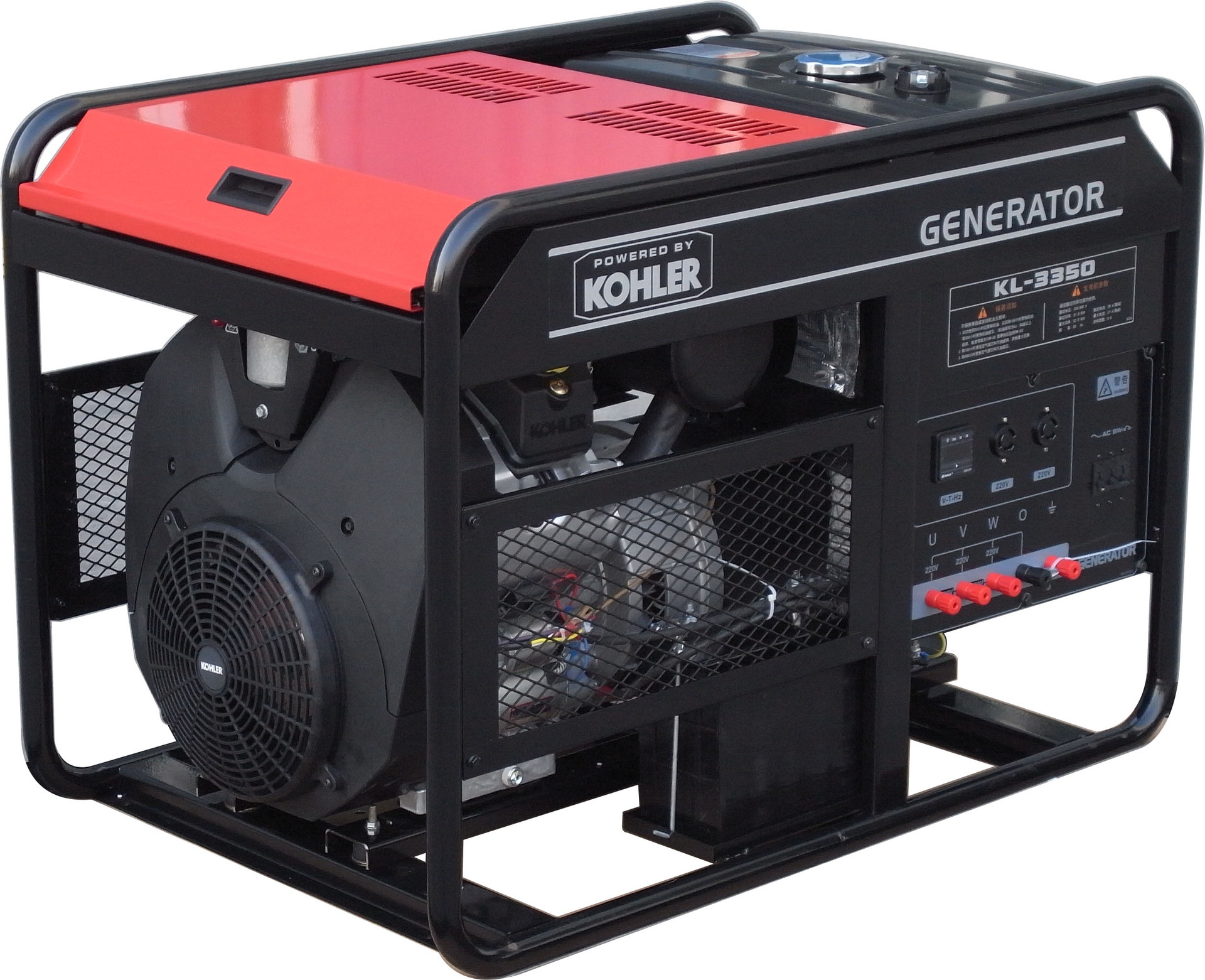 16kw 凯汇成车载汽油发电机 美国科勒动力 单叁相通用 kl3350