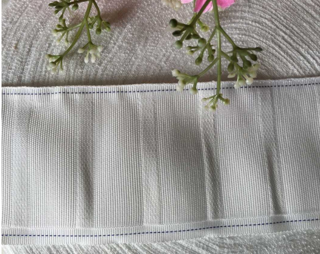 批发零售优质纯棉全棉有纺带无纺带穿钩布带 窗帘辅料 窗帘布带