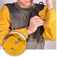 厂家直供牛皮电焊套袖 焊工隔热专用护袖劳保防护袖套防阻燃袖子