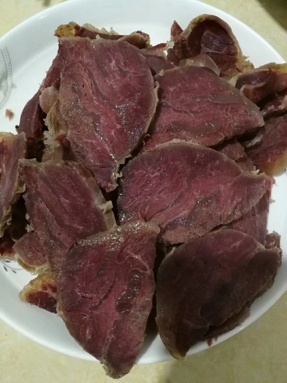 冷冻卤牛腱 熟牛腱大块熟食 批发卤牛腱20斤/件