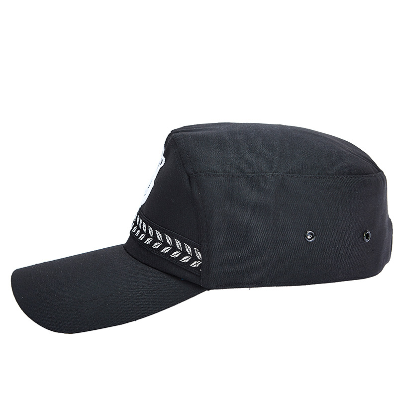 厂家保安便帽绣花鸭舌帽执勤平顶作训帽巡逻工作帽