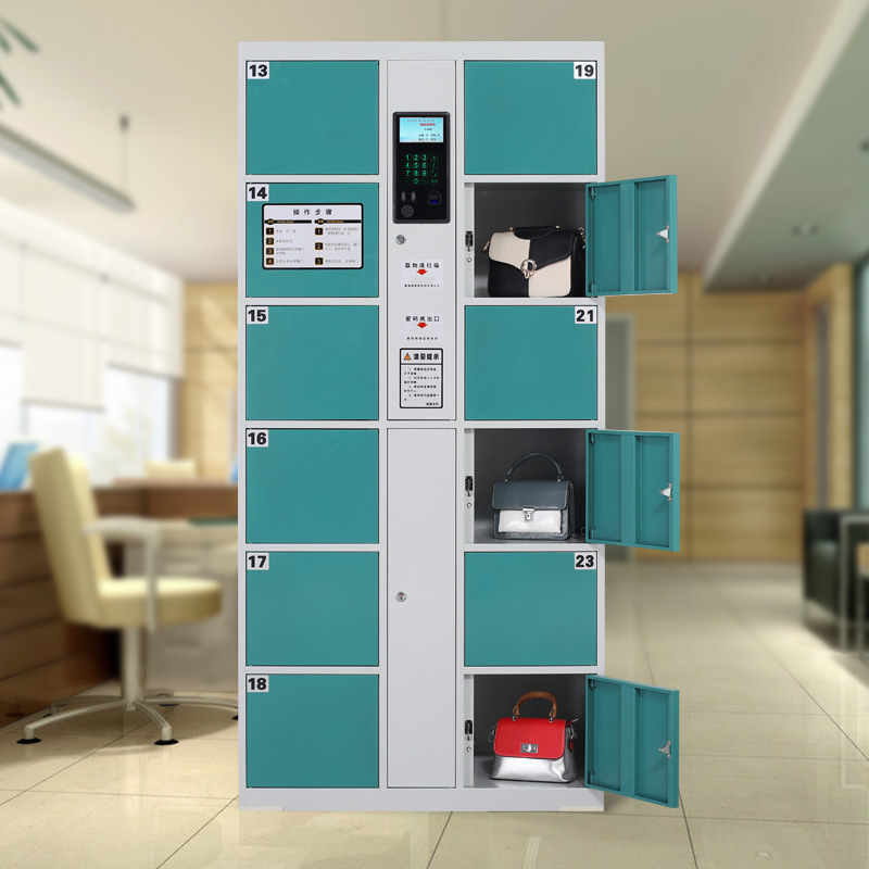 电子存包柜刷卡12门商场智能寄存柜24门超市自助寄包柜储物柜厂
