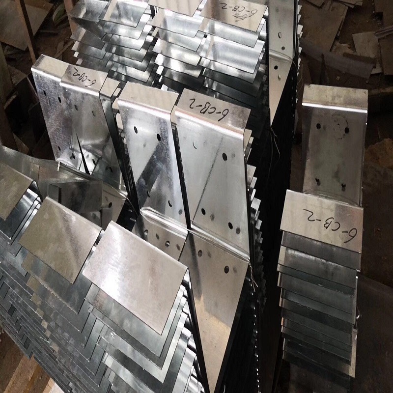 八字筋压花c型钢 热镀锌檩条 楼承板 压型钢板规格齐全定做加工