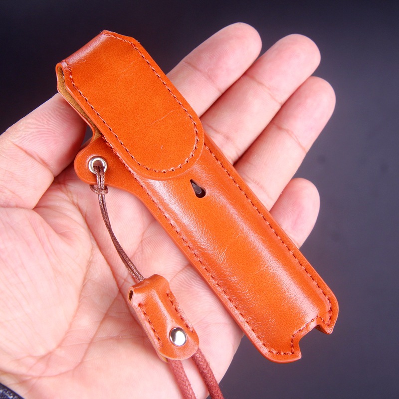 适用relx悦刻五代幻影烟杆5代收纳全包磁吸皮套带挂绳悦克套厂家