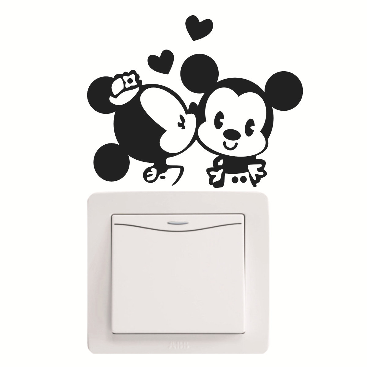 yy152卡通动物开关贴墙贴画 客厅卧室橱窗玻璃装饰墙贴纸厂家批发