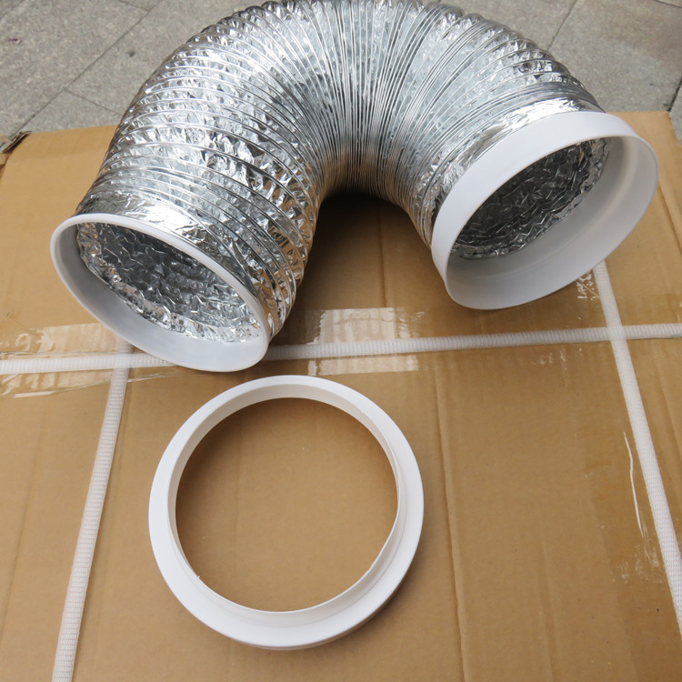 厨房抽油烟机排烟管铝箔吸止逆阀排烟管伸缩油烟机配件管道防烟宝