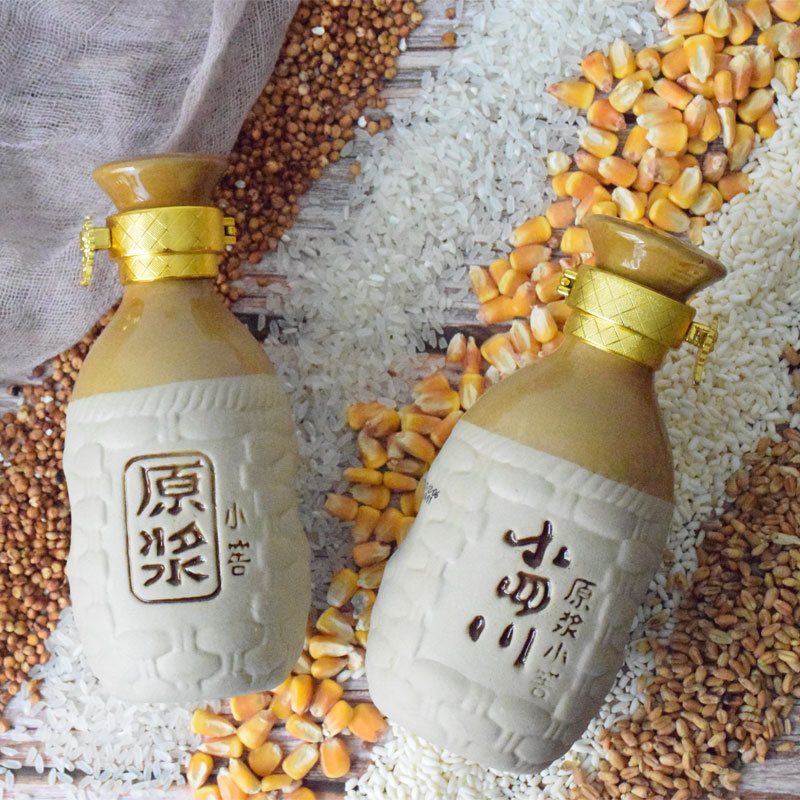 浓香型白酒纯粮光瓶小酒小四川半斤1瓶优级纯粮原浆厂家直销