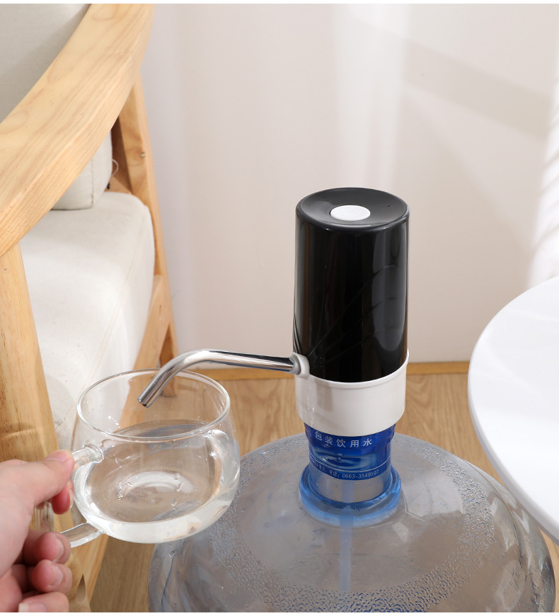 电动抽水器桶装水智能抽水器家用纯净水矿泉水自动无线usb饮水机