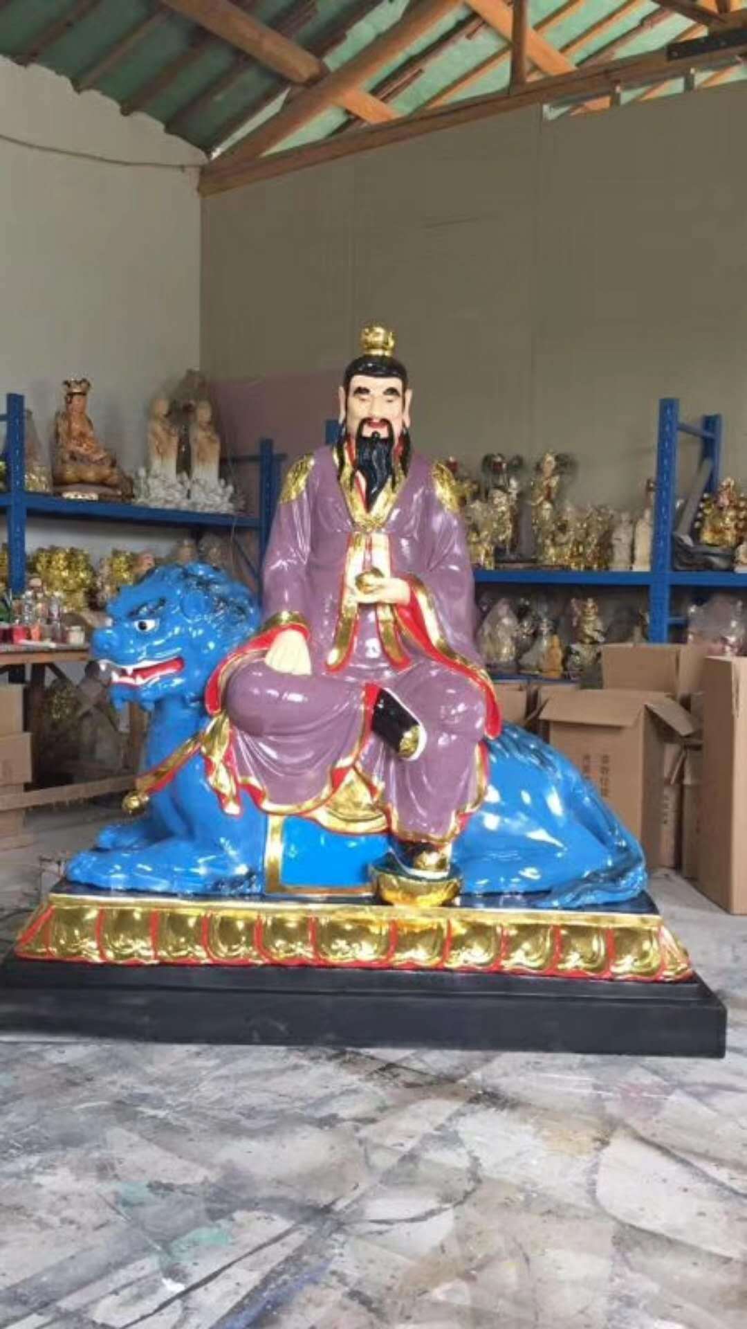 雷声普化天尊神像雷祖神像太乙救苦天尊塑像善缘佛像厂直销