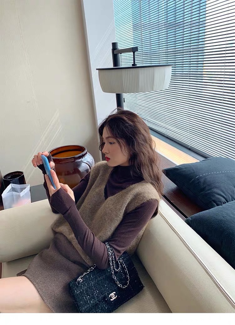 2020新款女装职业小香风套装秋冬名媛时尚气质泫雅两件套裙子洋气