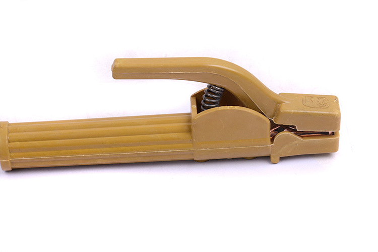 厂家直销纯铜电焊把防烫焊接工具配件焊把钳 大象加重电焊钳批发