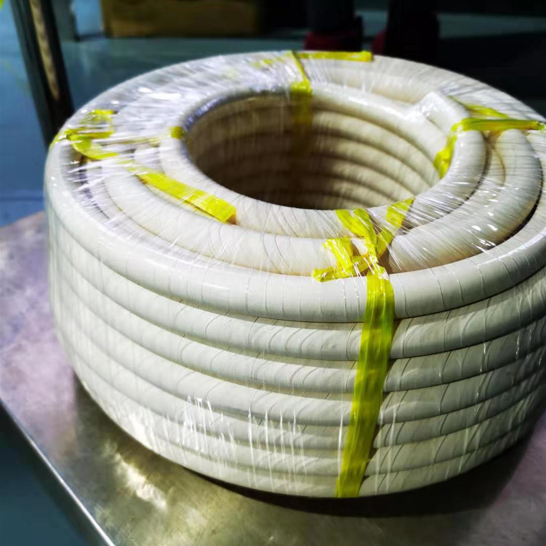 白色氟橡胶管耐高低温橡胶护套管机械密封橡胶条黑色可定制