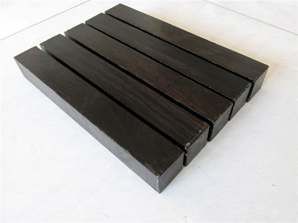 黑檀木料弹弓木块紫光檀原木料雕刻手把件镇尺佛珠刀柄贴片挂牌料