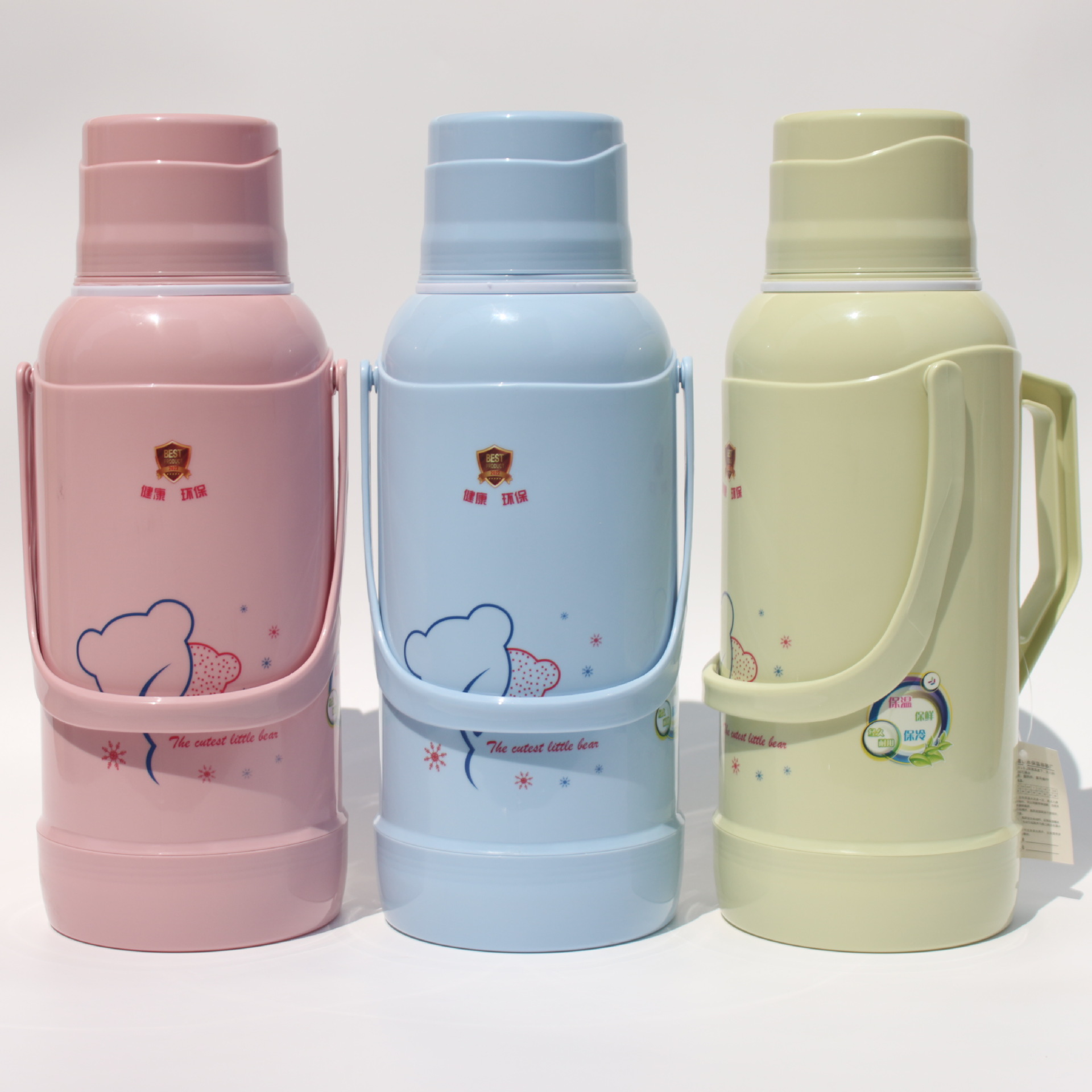 山水印象816塑料保温茶暖热水瓶壶开水家用办公学生3.2升内胆真