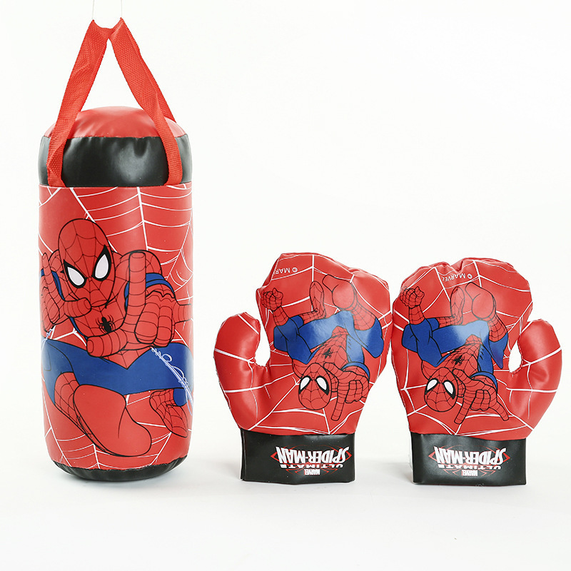 Cross-Border Hot Disney Genuine Marvel Spider-Man Toy Children Boxing Gloves Boxing Glove Pressure Reduction Toy 2-5