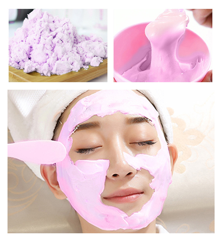 胶原玫瑰滋养软膜粉500g提亮润滑补水玫瑰骨胶面膜粉批发贴牌oem