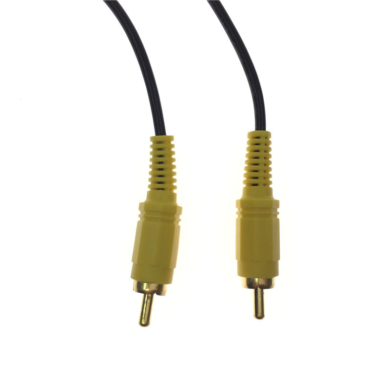 av视频线接头监控电视莲花头复合rca电视机一对一机顶盒dvd连接线