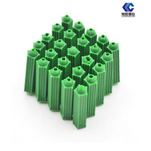厂家销售塑料膨胀管 6厘盒装绿色全新料连体胀管 8厘6MM胶塞胶粒