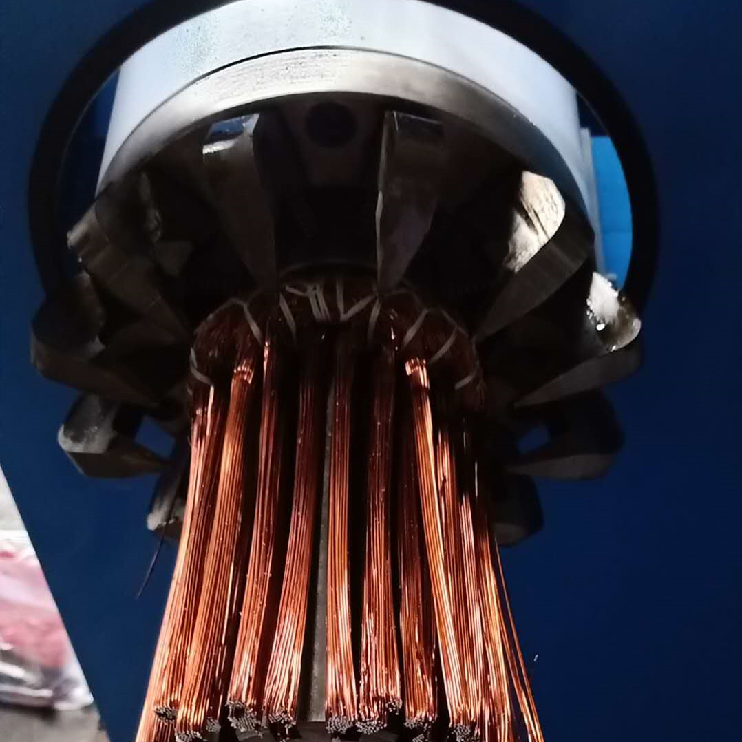 废旧电机拆解设备机电维修定子拆铜机拆解处理马达废电机转子拆卸