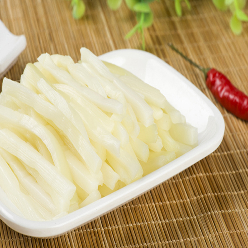 800g清水脆笋丝水煮新鲜冬笋凉伴小菜火锅麻辣烫食材袋装笋片餐馆