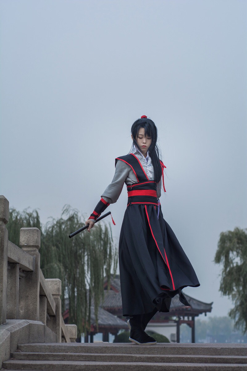 魔道的祖师魏无羡少年动画版动漫服装cosplay古代汉服一件代发