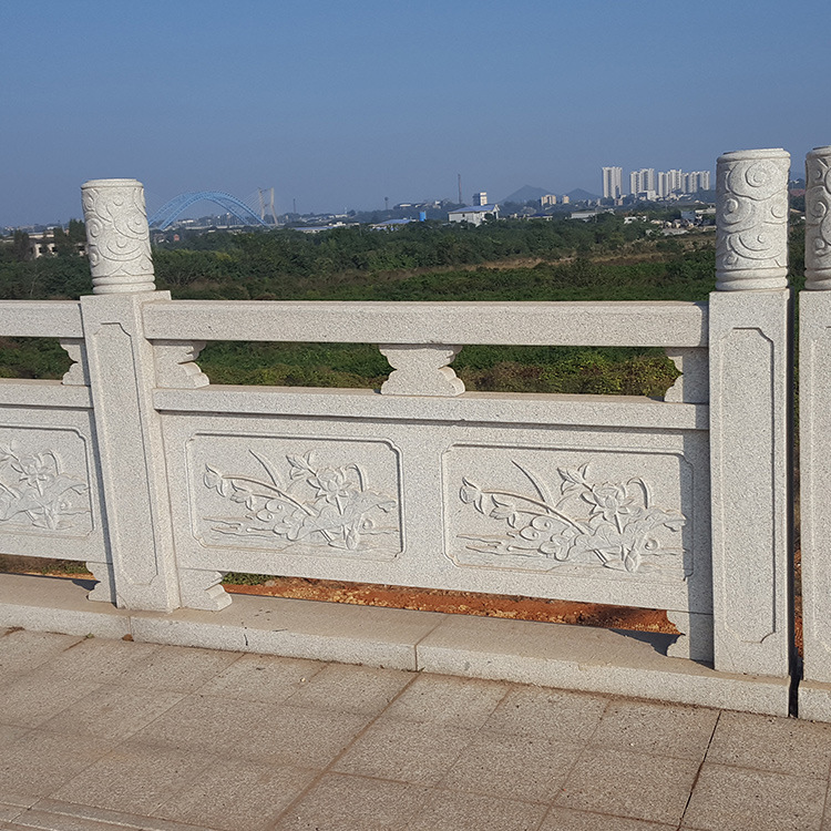 花岗岩栏板 胜嘉石雕 质量保障 生产基地 石栏杆定做