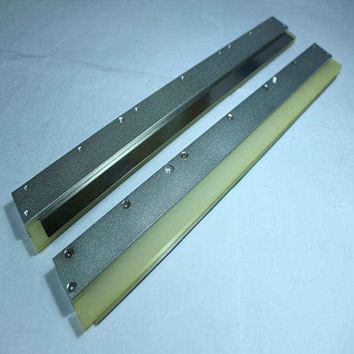 印刷机刮刀米纳米胶刮刀 长370mm 14.5寸 7孔 孔距60mm