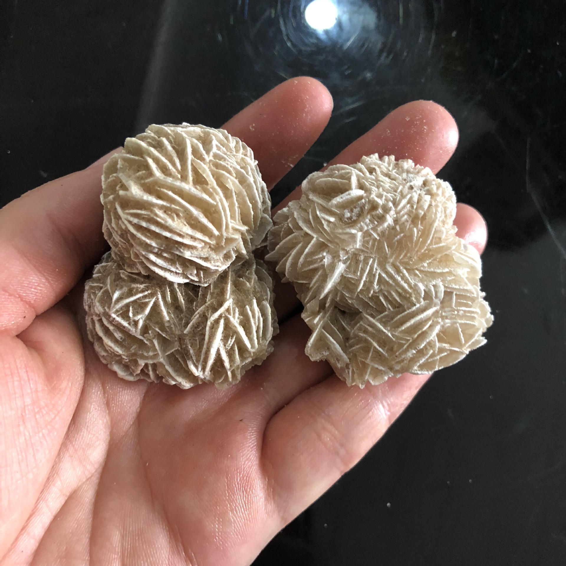 精品天然墨西哥沙漠玫瑰石 矿物晶体 奇石头原石 收藏品 观赏石