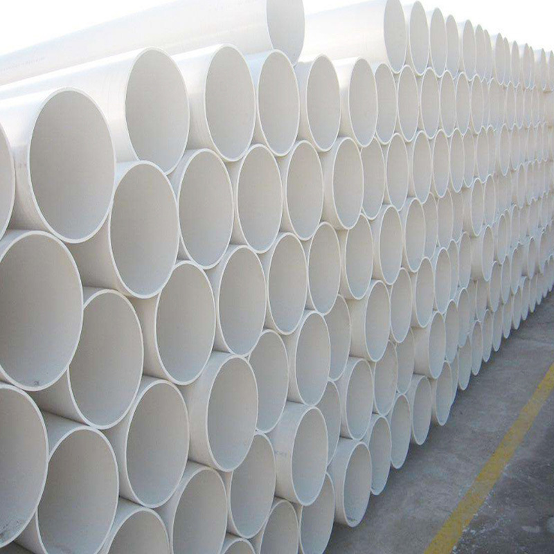 厂家供应 白色pvc排水管 市政建筑工程埋地下水管 pvc排水圆管