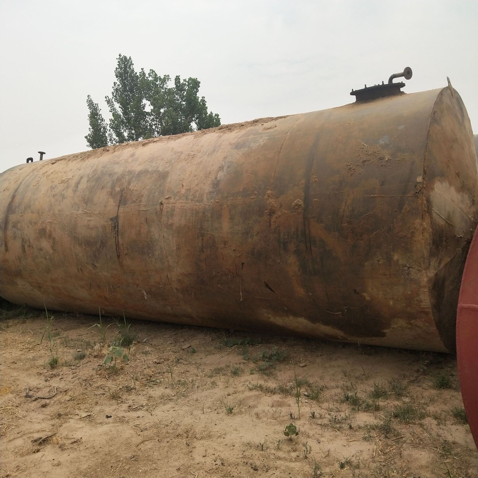 出售30吨二手油罐 碳钢储罐 二手50吨卧式铁罐 地埋罐 储油罐