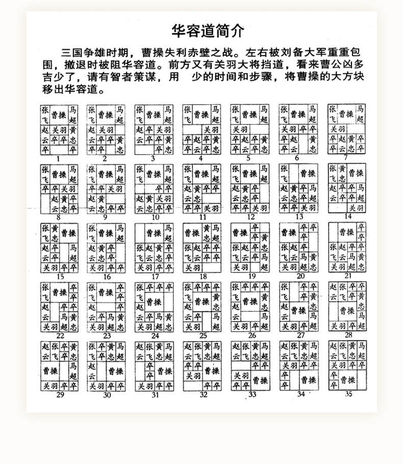 3x3华容道口诀图片