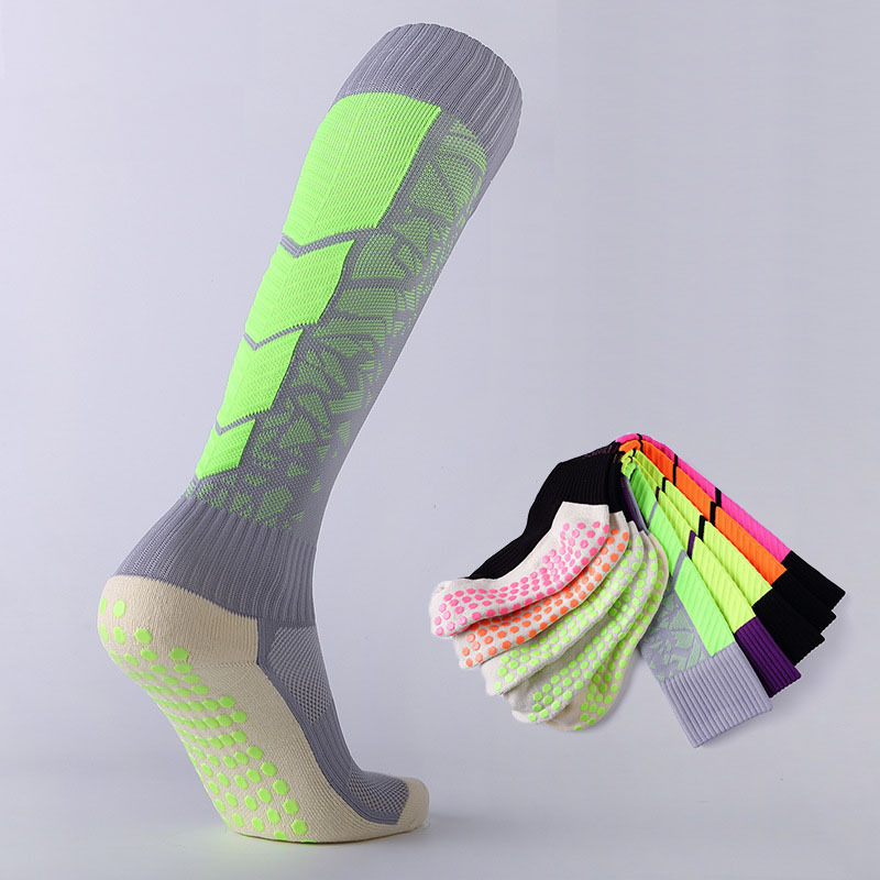 足球袜成人儿童球袜胶底袜中筒长筒袜子鱼鳞防滑运动袜透气吸汗