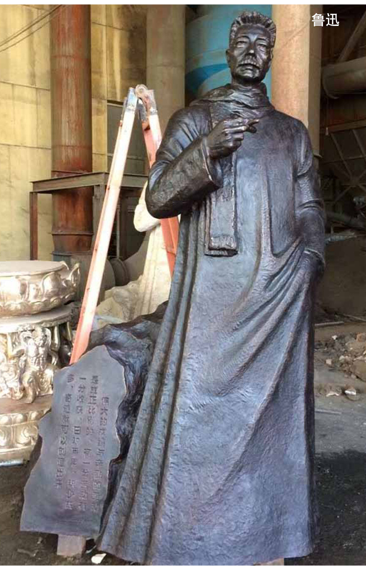 厂家直供古代名人头像雕塑数学家祖冲之铜像校园人物雕塑