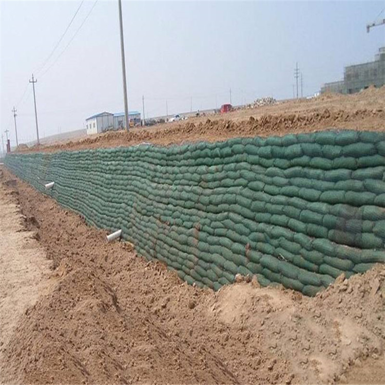 公园湖岸山体开挖生态袋绿化高速公路护坡挡土墙河道防护土工布袋