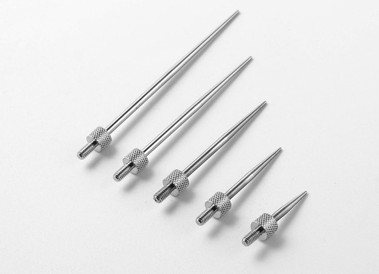 百分表钨钢尖测针千分表头高度规测针钨钢尖测头百分表表针m2.