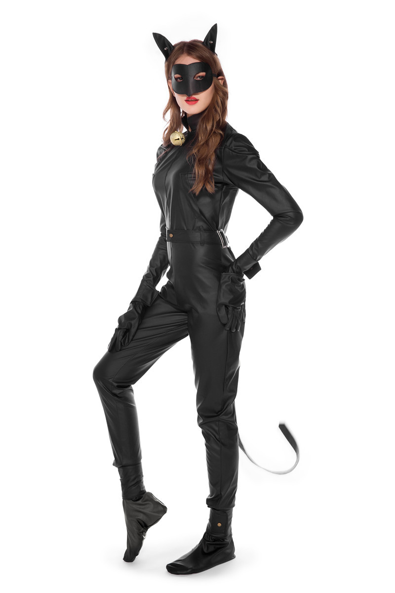 万圣节服装 猫女郎角色扮演 cosplay性感猫咪装 派对演出服