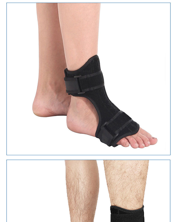 医用足下垂矫形器足底筋膜夜间足托踝关节固定带足下垂矫正带脚托