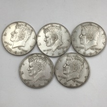 浮雕1964-1967年美国肯尼迪31mm银元纪念币厂家微章收藏批发