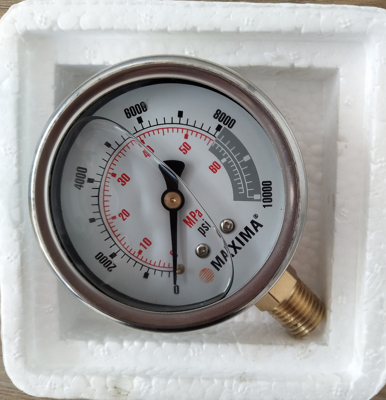 现货原装压仪表 耐震压力表 气动液压泵用压力表