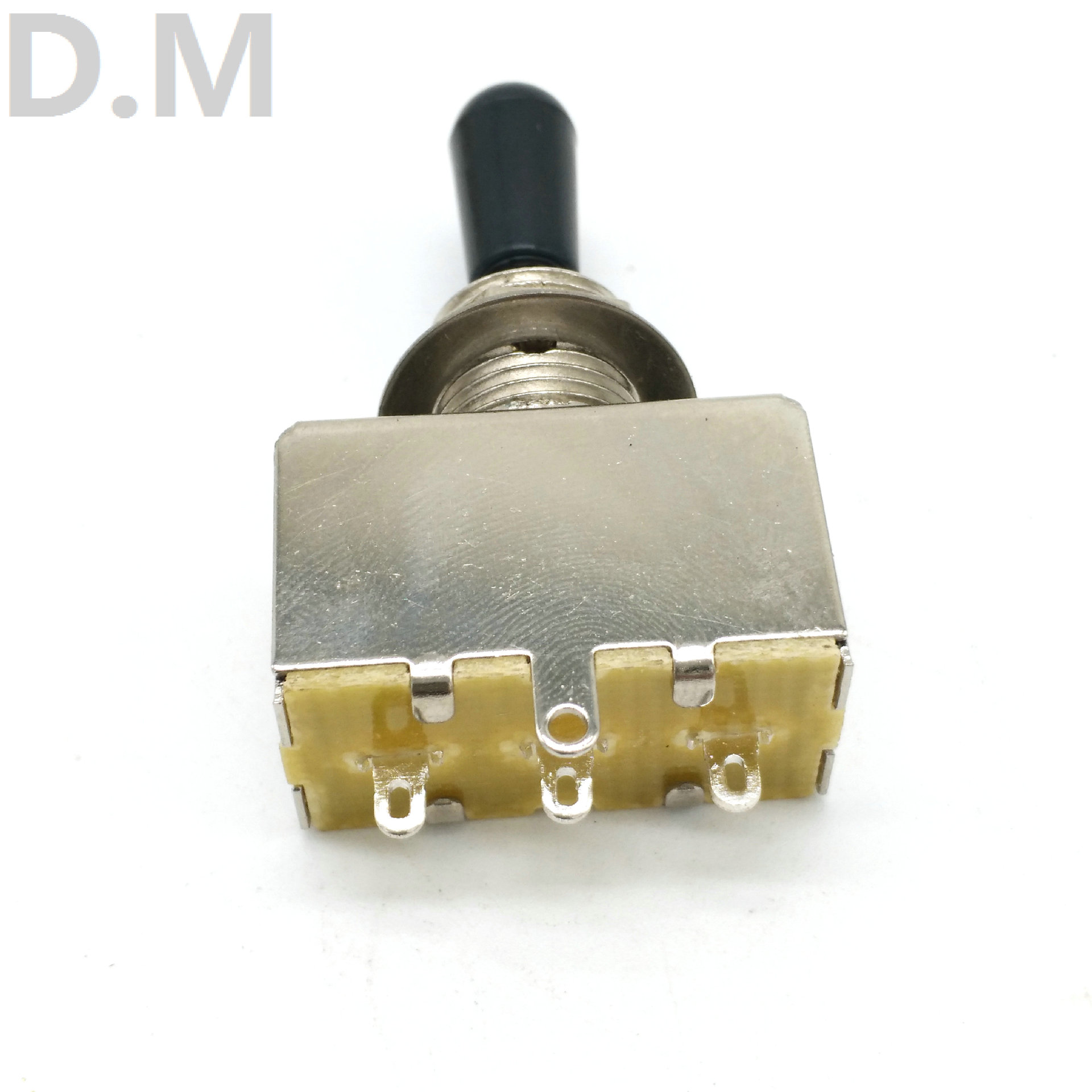 lp三档封闭档位开关 塑料帽3档lp电吉他摇头开关 金银黑