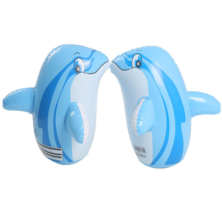 沙底不倒翁婴儿充气玩具pvc充气海豚不倒翁 充气玩具儿童玩具定制