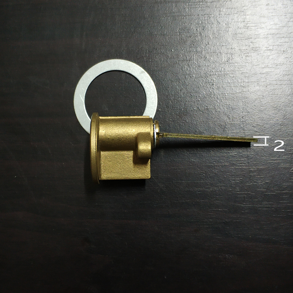 全铜564老虎外装门锁锁芯 出口型老式弹子锁芯 铜冲锁芯加工