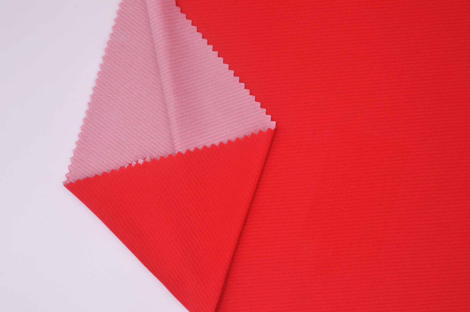 原纱单向导湿布 丙纶斜纹网眼面料 创新环保功能性出口户外t恤布