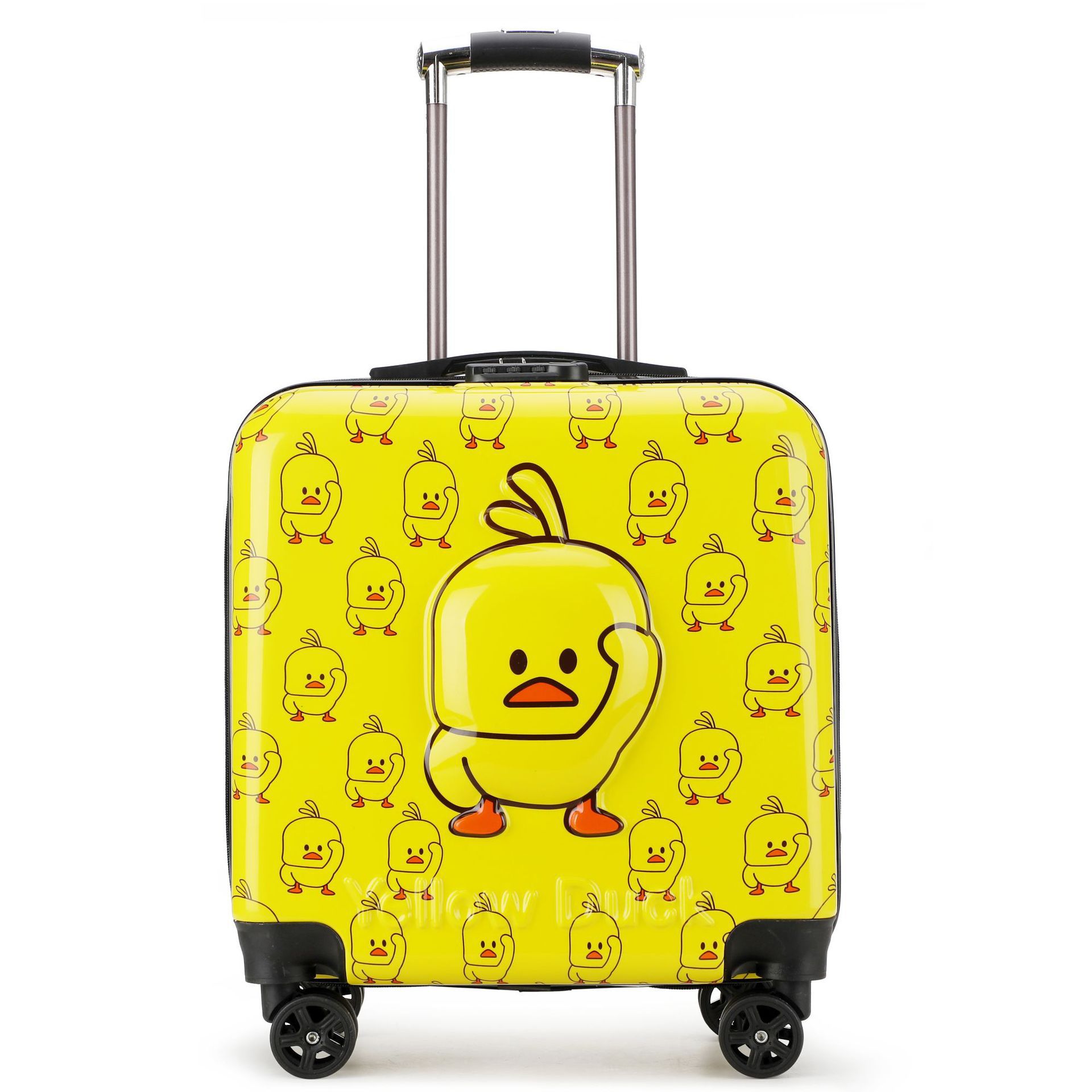 小黄鸭 拉杆箱 儿童 20寸行李旅行箱18寸万向轮卡通登机箱定制-阿里巴